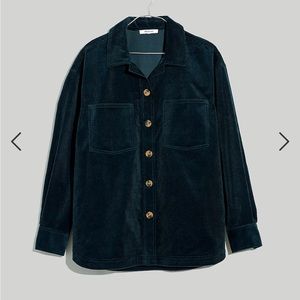 Madewell Corduroy Kentwood Oversized Shirt-Jacket